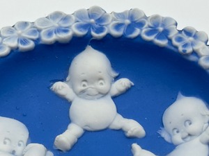 lot 80A image: Vintage Roie ONeill Kewpie Dish Jasperware