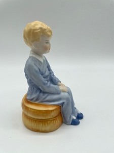 lot 124 image: Royal Adderley Floral Bone China Little Dreamer Porcelain Figurine