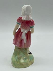 lot 122 image: 1949 Royal Doulton Porcelain Nursery Rhyme Jill Figurine #HN2061