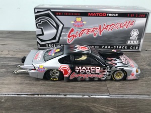 lot 21 image: 2001 NHRA Matco Tools Super Nationals English Town May 17-20, 2001 124 scale die cast Pro-Stock Car