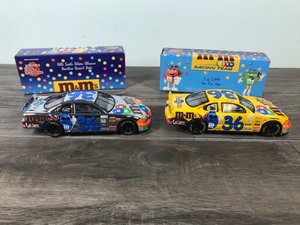 lot 27 image: 1999 Nascar Racing Champions 2 Car Set Ernie Irvan Grand Prix #36  M&Ms 124 scale die cast stock cars