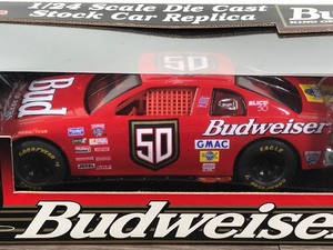 lot 42 image: 1998 Nascar Racing Champions Ricky Craven #50  Budweiser 124 scale die cast stock car