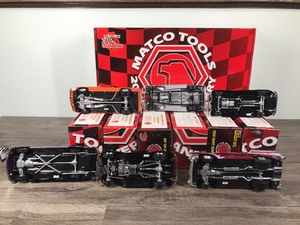 lot 45 image: 6 Car Set 1999 Racing Champions Matco Tools 20th Anniversary 124 scale die cast Hot Rod Set