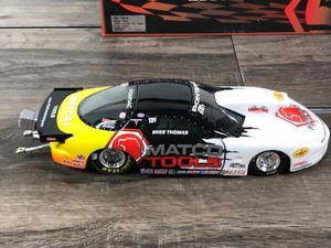 lot 52 image: 2000 NHRA Matco Tools Mike Thomas Firebird Pro Stock 124 scale die cast