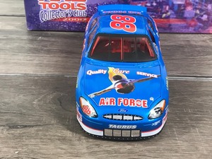 lot 73 image: 2000 Nascar Mac Tools Collectors Club Dale Jarrett #88 Quality Care  Armed Forces  Air Force 124 scale die stock car