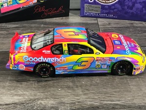 lot 85 image: 2000 Nascar Action Racing Collectibles RCR Dale Earnhardt Monte Carlo #3 GM Goodwrench Service Plus  Peter Max 124 scale die cast stock car
