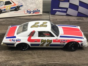 lot 101 image: 1999 Nascar Action Racing Collectibles 1976 Chevy Malibu Dale Earnhardt #77  Hy-Gain 124 scale die cast stock car