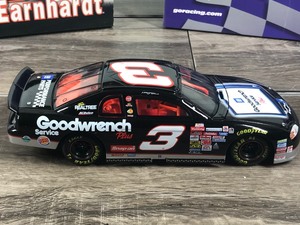 lot 102 image: 1999 Nascar Action Racing Collectibles Dale Earnhardt Monte Carlo #3 GM Goodwrench Service Plus  Sign 124 scale die cast stock car