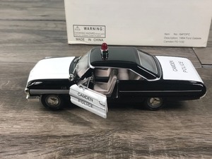 lot 109 image: The National Motor Museum Mint 1964 Ford Galaxie Camden Police Department 132 scale die cast