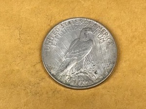lot 123 image: 1922 Peace Silver Dollar