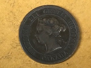 lot 146 image: 1876 Canada One Cent Coin