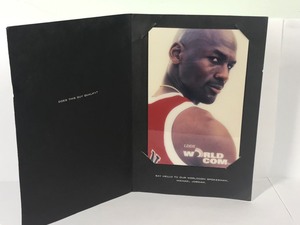 lot 169 image: 2000 Michael Jordan LDDS World Com Calling Card 4.5 across x 6.75 tall 