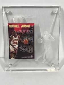 lot 411 image: 1996-97 Fleer Michael Jordan Jam City 3 Of 12 Michael Jordan Basketball Card