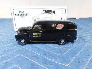 lot 302 image: Die cast metal 1949 Chevrolet Panel truck for Grain Belt Beer by Precision Collectable