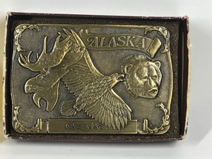 lot 468 image: Alaska Colkector Series Belt Buckle