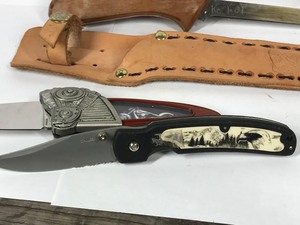 lot 471 image: 4 - Knives for hunting and Fishing