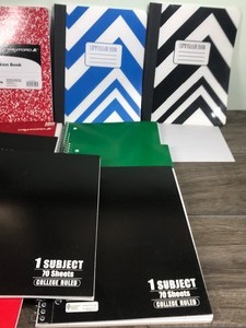 lot 475 image: 15 School Notebooks