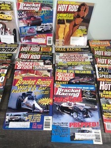 lot 481 image: Lot of Hot Rod  Drag Racing Magazines