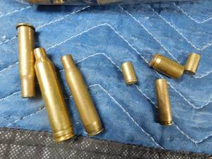 lot 348 image: 30 Carbine shell casings