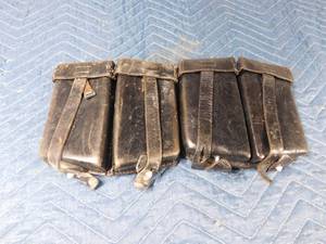 lot 506 image: 2 Berlin policemilitary ammo belt pouches