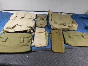 lot 513 image: military backpacks and pouches