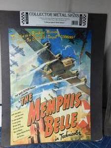 lot 8 image: 4 Collectable Military metal signs