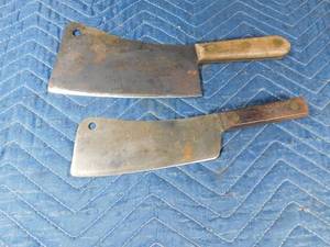 lot 541 image: 2  vintage Meat cleavers