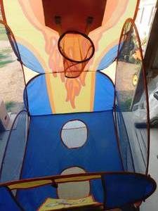 lot 547 image: nylon basketball hoop