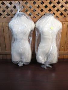 lot 33 image: Set of TWO Mannequin Half Bodies