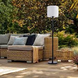 lot 15 image: GloGlobe Solar Powered Patio Lamp