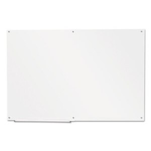 lot 25 image: UNIVERSAL Frameless Glass Marker Board, 72 x 48, White