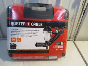 lot 8 image: New Porter Cable Framing Nailer - Model FC350B