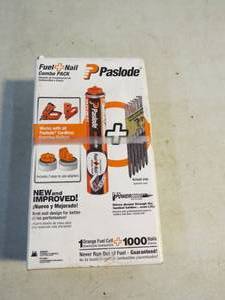 lot 11 image: Paslode Fuel and Nail Combo Pack - #650524