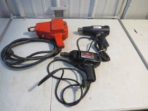 lot 22 image: Ace Dual Temp Heat Gun, Craftsman 38 Drill, Stud Welder (Not Tested)