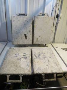 lot 25 image: Set of 4 Concrete Kneeling Boards