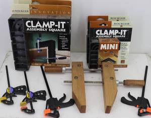 lot 55 image: Rockler Clamp-it Assembly Squares & Clamps