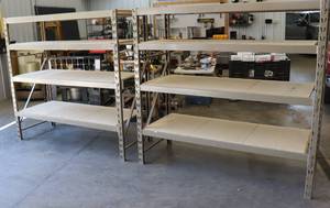 lot 58 image: (2) 4 Shelf Pallet Racking