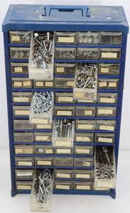 lot 70 image: Parts Tray full of Screws & Misc