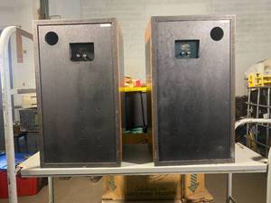 Two Onkyo Three Way Speaker System Monitor 2000