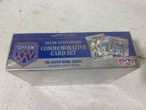 Limited Edition Super Bowl XXV Silver Anniversary Commemorative Card Set