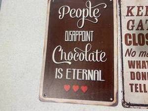 3 Tin Signs