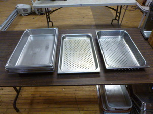 lot 23 image: Steam Table Pans