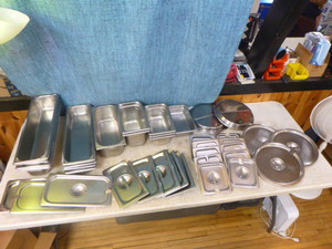 lot 53 image: Steam Table Pans and Lids