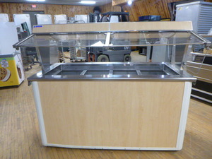 lot 120 image: Atlas Cold Top Mobile Buffet Serving Unit