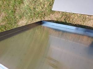 lot 26 image: Stainless Steel Tray, shelves, and pool ladder
