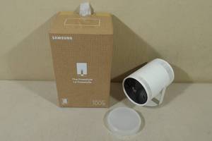 lot 11 image: Samsung SP-LSP3BLAXZA 30 Inch -100 Inch HDR Freestyle Smart Portable Projector