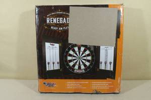 lot 98 image: Renegade Professional Grade Dartboard and Cabinet Set