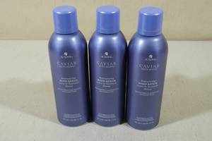 lot 124 image: 3 8.5 Oz Bottles Caviar Anti-Aging Hair Leave-In Treatment