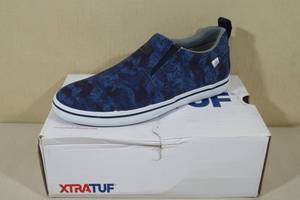 lot 138 image: Xtratuf Mens Waterproof Sharkbyte Eco Shoes -Size 9.5, Camo Blue