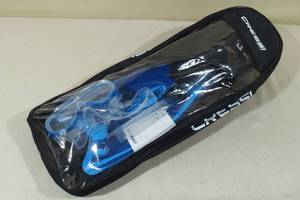 lot 148 image: Cressi Adult Palau Fin Snorkel Set -LXL Blue